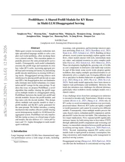 PrefillShare: A Shared Prefill Module for KV Reuse in Multi-LLM Disaggregated Serving