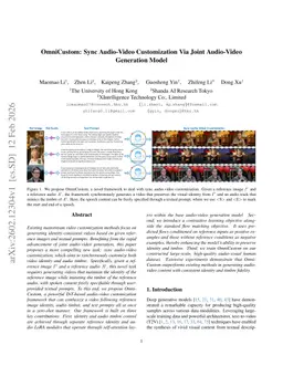 OmniCustom: Sync Audio-Video Customization Via Joint Audio-Video Generation Model