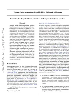 Sparse Autoencoders are Capable LLM Jailbreak Mitigators