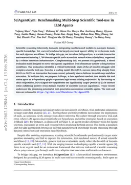 SciAgentGym: Benchmarking Multi-Step Scientific Tool-use in LLM Agents