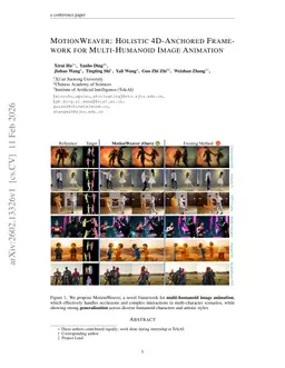 MotionWeaver: Holistic 4D-Anchored Framework for Multi-Humanoid Image Animation