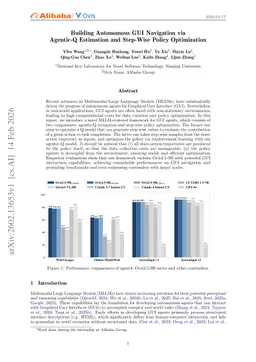 Building Autonomous GUI Navigation via Agentic-Q Estimation and Step-Wise Policy Optimization