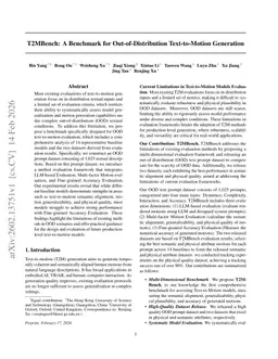 T2MBench: A Benchmark for Out-of-Distribution Text-to-Motion Generation