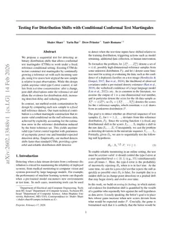 Testing For Distribution Shifts with Conditional Conformal Test Martingales