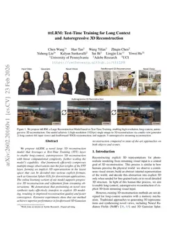 tttLRM: Test-Time Training for Long Context and Autoregressive 3D Reconstruction
