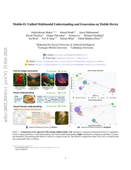 Mobile-O: Unified Multimodal Understanding and Generation on Mobile Device