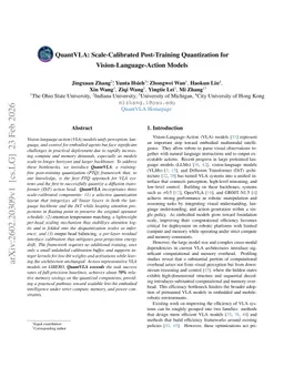 QuantVLA: Scale-Calibrated Post-Training Quantization for Vision-Language-Action Models