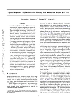 Sparse Bayesian Deep Functional Learning with Structured Region Selection