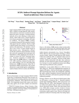 ICON: Indirect Prompt Injection Defense for Agents based on Inference-Time Correction