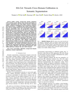 DA-Cal: Towards Cross-Domain Calibration in Semantic Segmentation