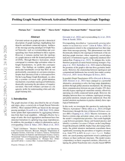 Probing Graph Neural Network Activation Patterns Through Graph Topology