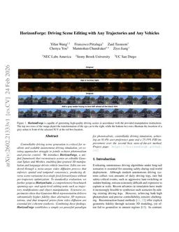 HorizonForge: Driving Scene Editing with Any Trajectories and Any Vehicles