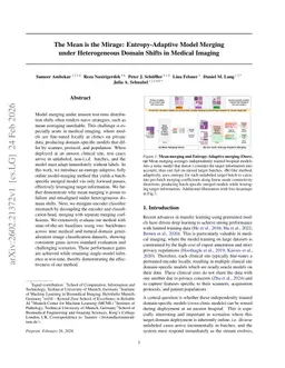 The Mean is the Mirage: Entropy-Adaptive Model Merging under Heterogeneous Domain Shifts in Medical Imaging