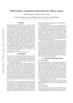 iMiGUE-Speech: A Spontaneous Speech Dataset for Affective Analysis
