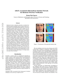 AHAN: Asymmetric Hierarchical Attention Network for Identical Twin Face Verification