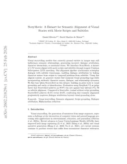 StoryMovie: A Dataset for Semantic Alignment of Visual Stories with Movie Scripts and Subtitles