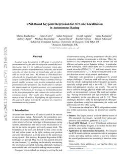 UNet-Based Keypoint Regression for 3D Cone Localization in Autonomous Racing