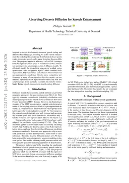 Absorbing Discrete Diffusion for Speech Enhancement