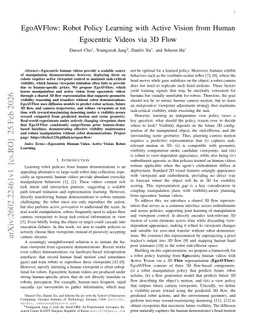 EgoAVFlow: Robot Policy Learning with Active Vision from Human Egocentric Videos via 3D Flow