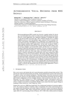 Autoregressive Visual Decoding from EEG Signals