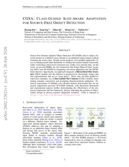 CGSA: Class-Guided Slot-Aware Adaptation for Source-Free Object Detection