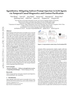 AgentSentry: Mitigating Indirect Prompt Injection in LLM Agents via Temporal Causal Diagnostics and Context Purification