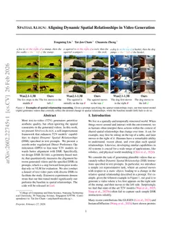 SPATIALALIGN: Aligning Dynamic Spatial Relationships in Video Generation