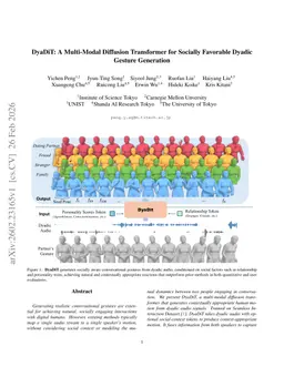 DyaDiT: A Multi-Modal Diffusion Transformer for Socially Favorable Dyadic Gesture Generation