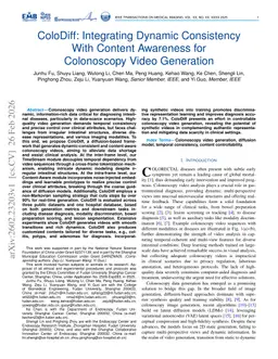 ColoDiff: Integrating Dynamic Consistency With Content Awareness for Colonoscopy Video Generation