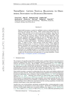 ThinkOmni: Lifting Textual Reasoning to Omni-modal Scenarios via Guidance Decoding