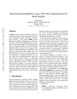 Democratizing GraphRAG: Linear, CPU-Only Graph Retrieval for Multi-Hop QA