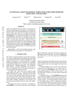 Leveraging large multimodal models for audio-video deepfake detection: a pilot study