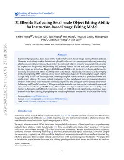 DLEBench: Evaluating Small-scale Object Editing Ability for Instruction-based Image Editing Model