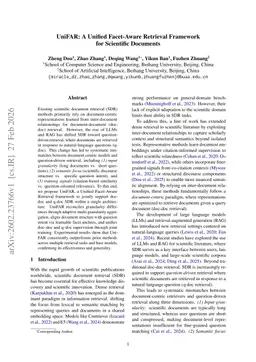 UniFAR: A Unified Facet-Aware Retrieval Framework for Scientific Documents