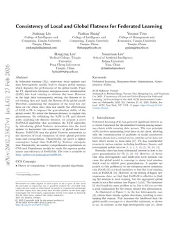 FedNSAM:Consistency of Local and Global Flatness for Federated Learning
