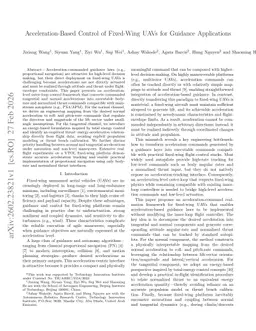 Acceleration-Based Control of Fixed-Wing UAVs for Guidance Applications