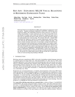 Ref-Adv: Exploring MLLM Visual Reasoning in Referring Expression Tasks