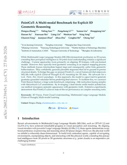PointCoT: A Multi-modal Benchmark for Explicit 3D Geometric Reasoning