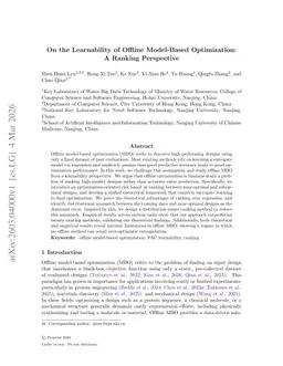 On the Learnability of Offline Model-Based Optimization: A Ranking Perspective