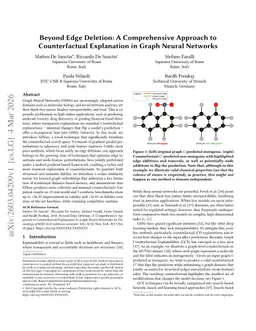 Beyond Edge Deletion: A Comprehensive Approach to Counterfactual Explanation in Graph Neural Networks