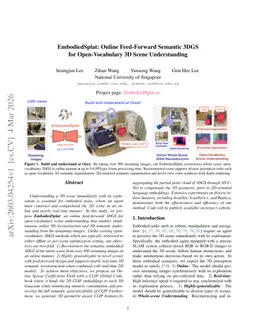 EmbodiedSplat: Online Feed-Forward Semantic 3DGS for Open-Vocabulary 3D Scene Understanding