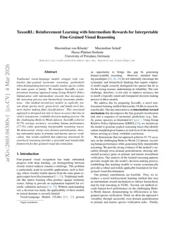 TaxonRL: Reinforcement Learning with Intermediate Rewards for Interpretable Fine-Grained Visual Reasoning