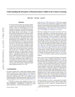 Understanding the Dynamics of Demonstration Conflict in In-Context Learning