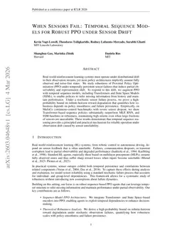 When Sensors Fail: Temporal Sequence Models for Robust PPO under Sensor Drift