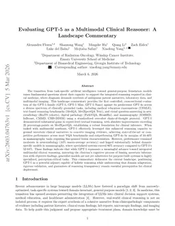 Evaluating GPT-5 as a Multimodal Clinical Reasoner: A Landscape Commentary