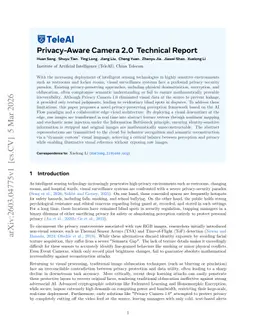 Privacy-Aware Camera 2.0 Technical Report