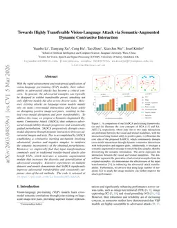 Towards Highly Transferable Vision-Language Attack via Semantic-Augmented Dynamic Contrastive Interaction