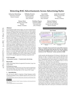 Detecting RAG Advertisements Across Advertising Styles