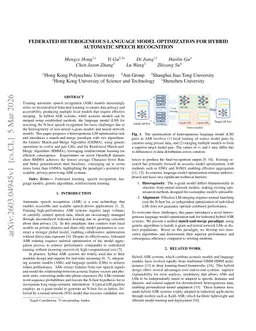Federated Heterogeneous Language Model Optimization for Hybrid Automatic Speech Recognition