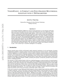 VisionPangu: A Compact and Fine-Grained Multimodal Assistant with 1.7B Parameters